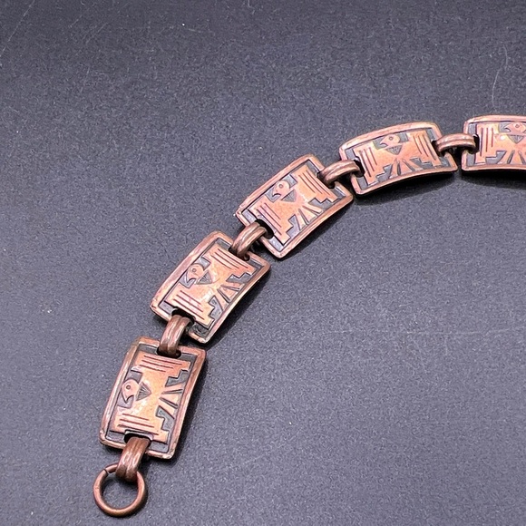 Vintage Copper Thunderbird bracelet - Picture 5 of 6